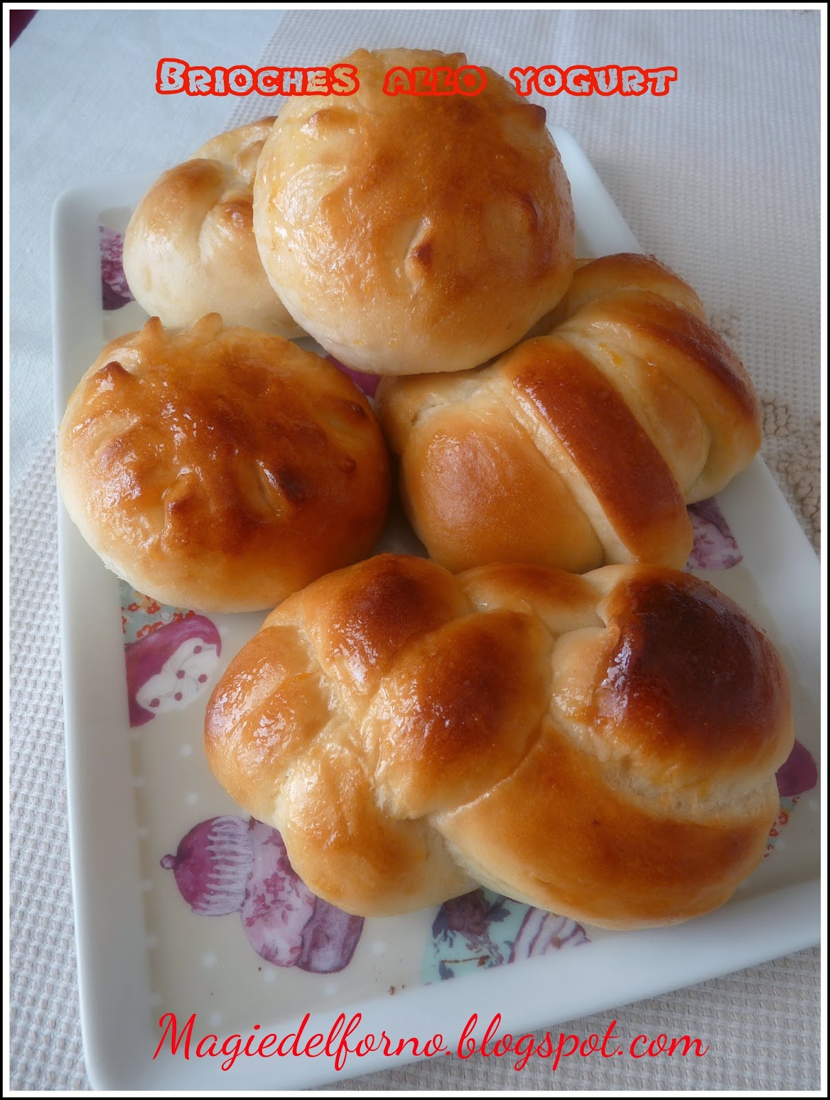 Brioches allo yogurt