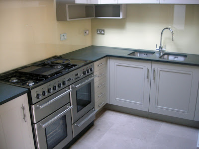 Green slate kitchen worktops