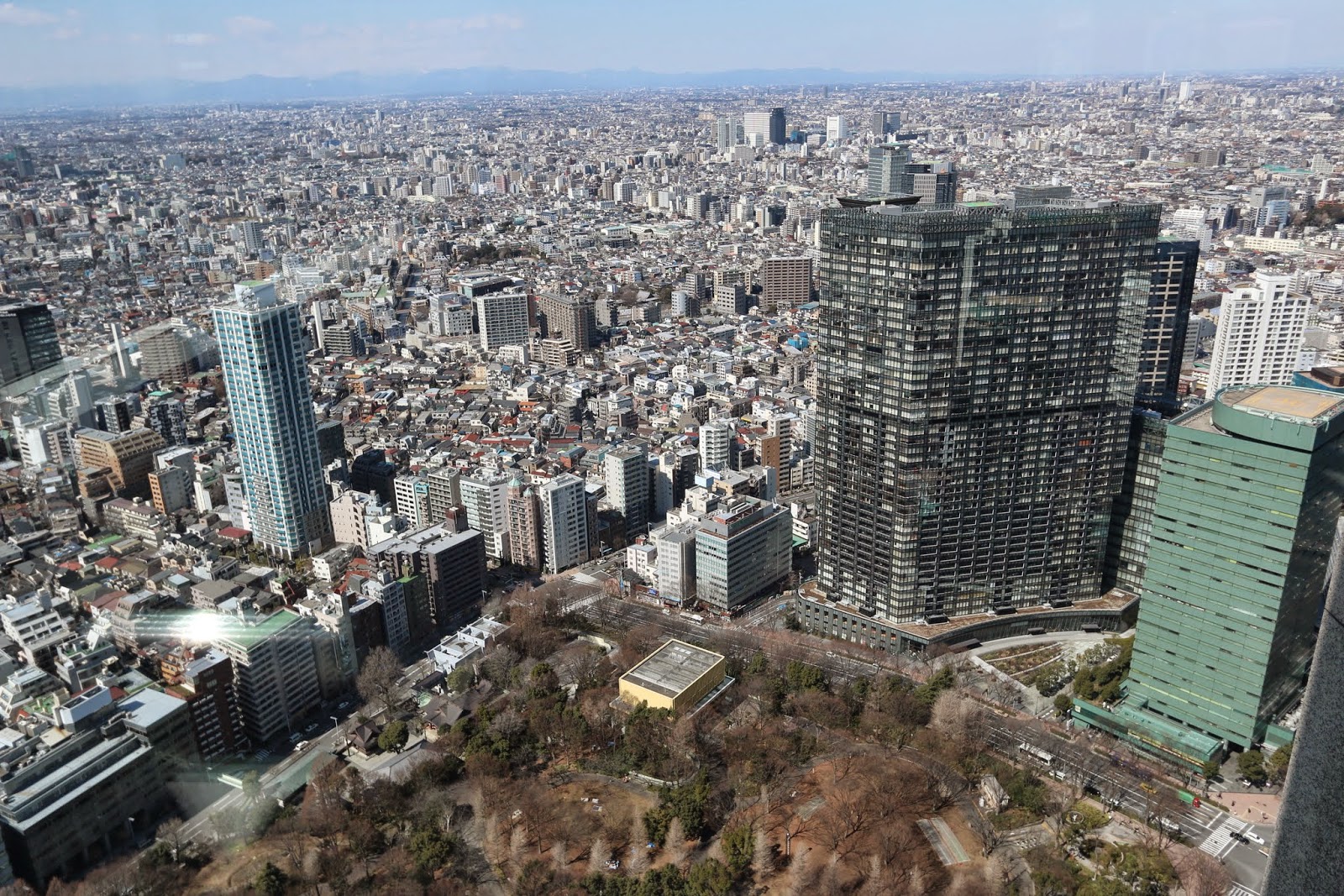 A compact and high density of Tokyo downtown from the observation deck at Tokyo Metropolitan Government Building in Shinjuku, Japan A compact and high density of Tokyo downtown from the observation deck at Tokyo Metropolitan Government Building in Shinjuku, Japan