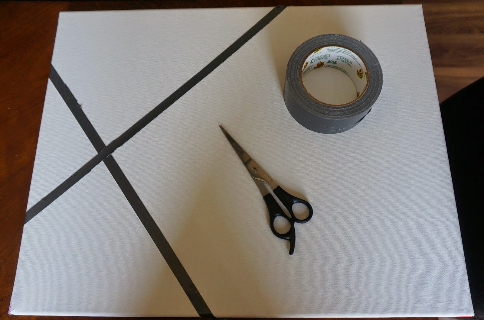 We Love Cozy Homes An Easy DIY Wall Art Project Using Duct Tapes and