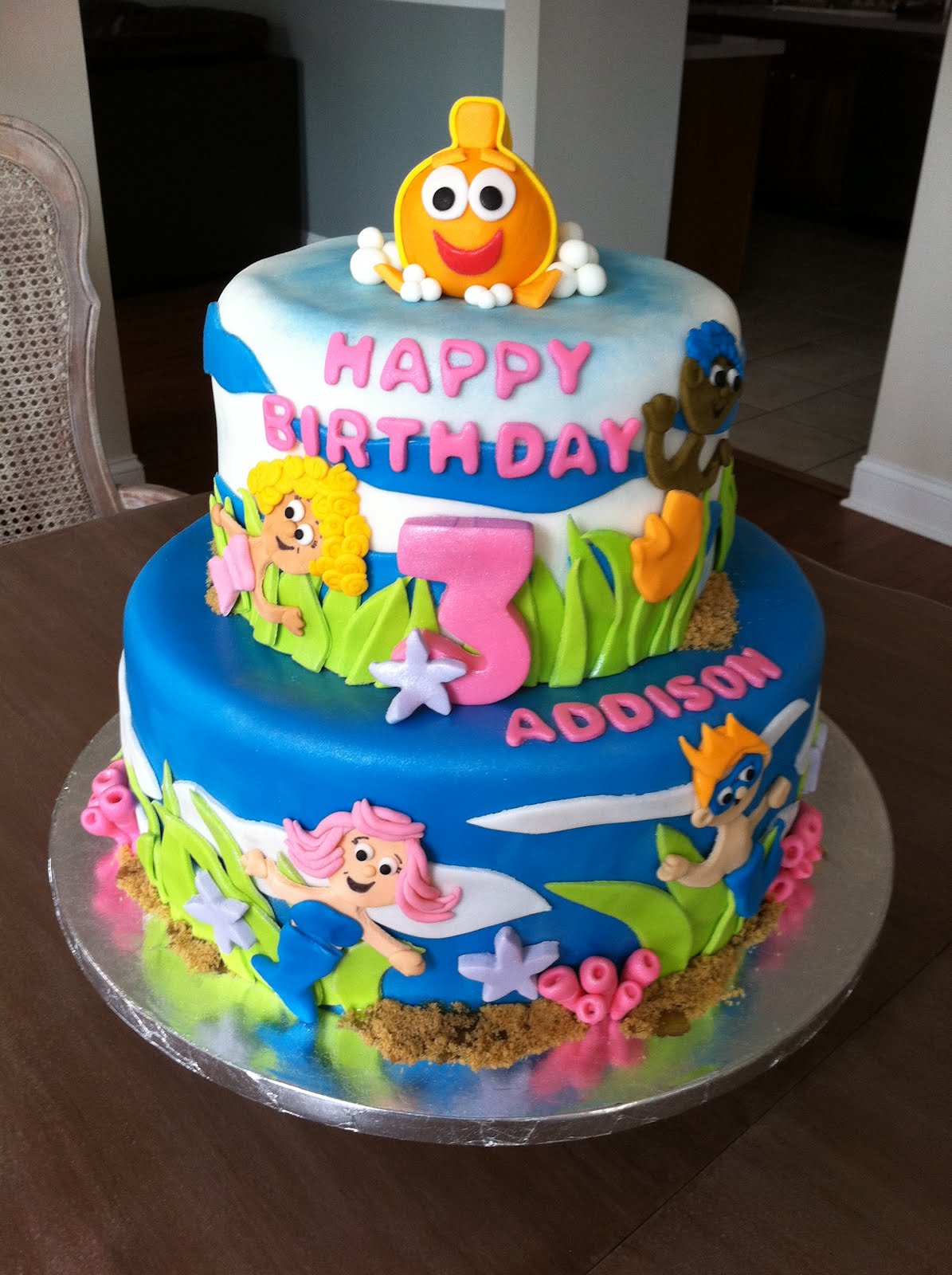 Bubble Guppies Cake