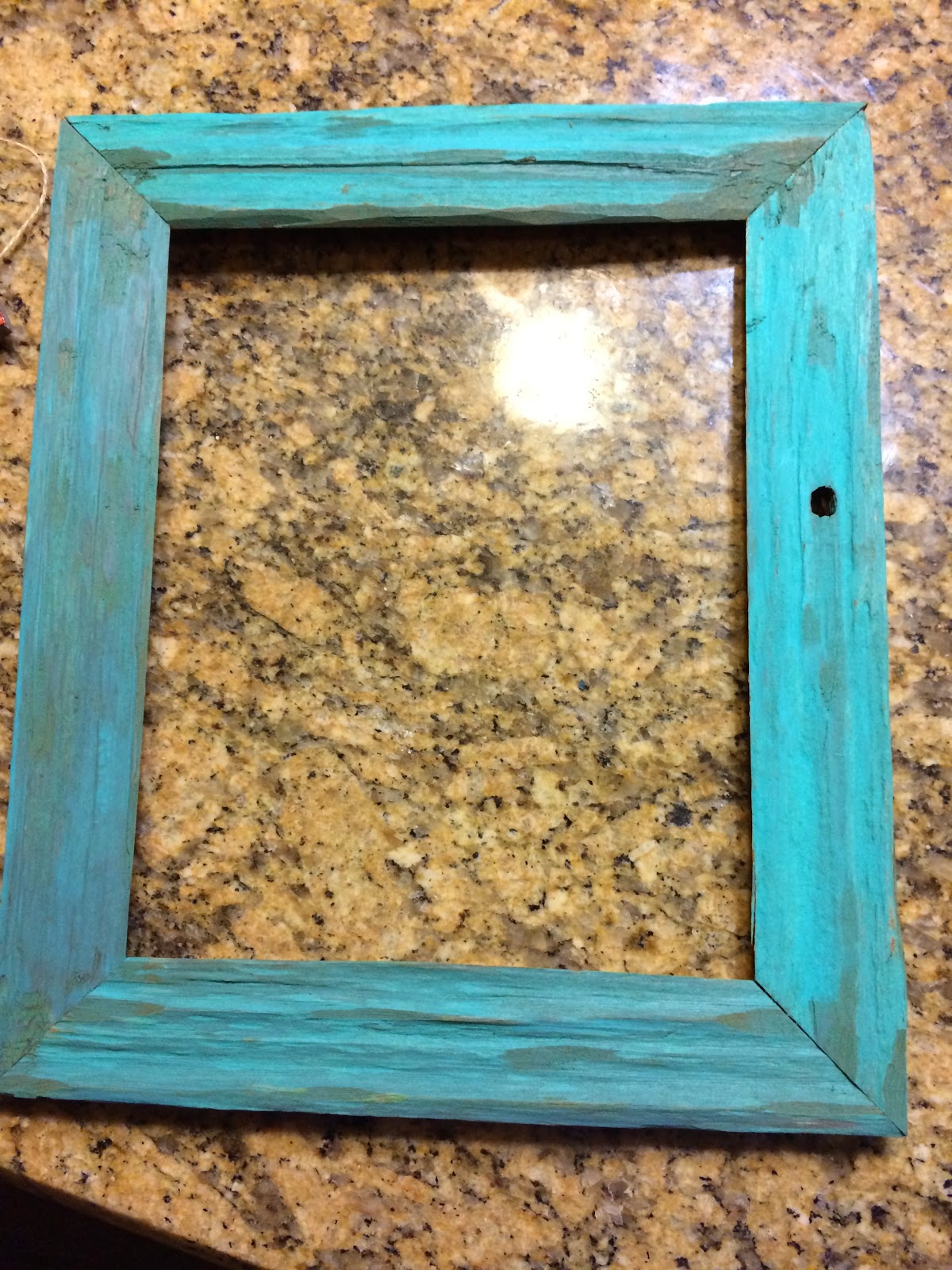 Cut Now, Measure Later Picture Frame Front Door Decor