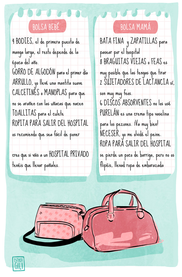 Día Del Cosas Que Debes Llevar Al Hospital Para El Parto Del Parto