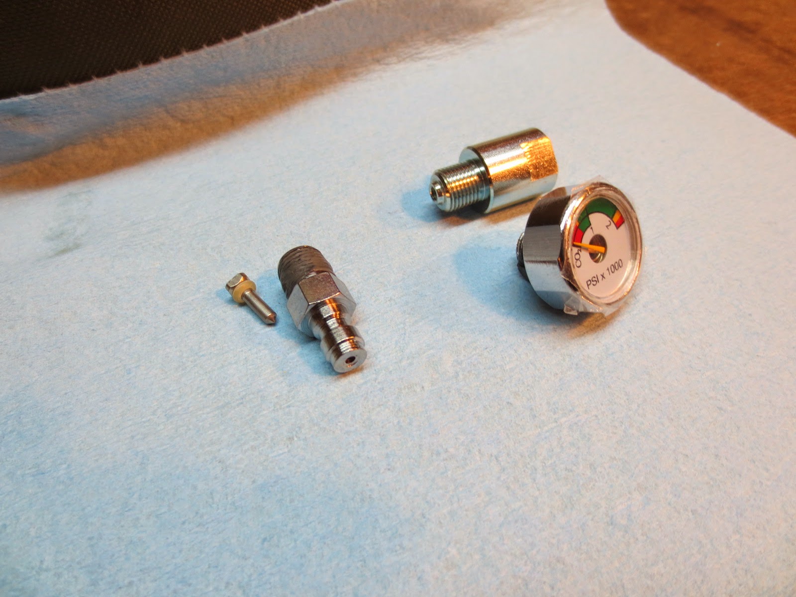 Ricks Shop: Converting a Crosman 766 or 2100 to Bulk fill CO2 and HPA