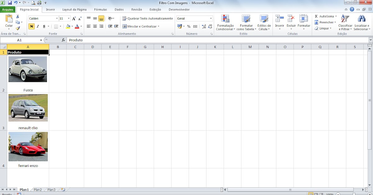 O Melhor Do Excel Filtro Com Imagens No Excel 2010