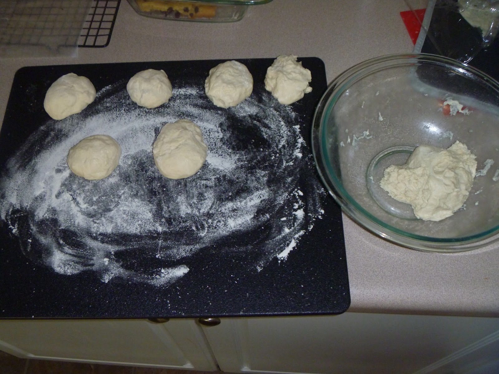 Green Eggs & Hamman Homemade Pita Bread