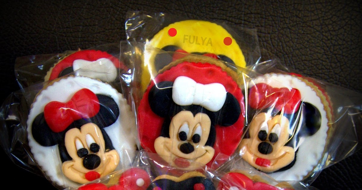 GÖRKEMLİ PASTALAR Minnie mouse kurabiye
