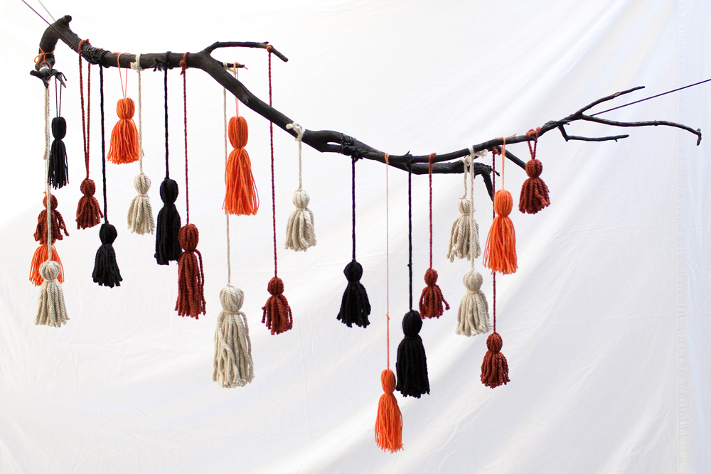TELL DIY TASSEL CHANDELIER Tell Love and Party