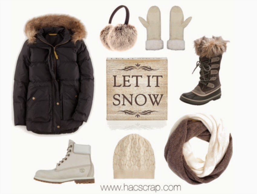 What to Wear in the Snow My Scraps