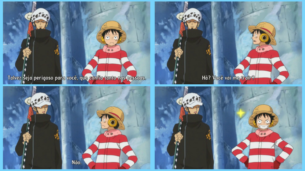 cenas engraçadas de one piece, Luffy ganha mais um companheiro. #onepi