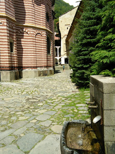 Spring mineral water in Rila Monastery complex.
