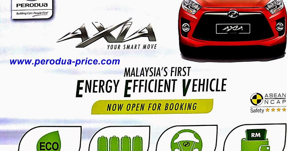 Perodua Axia  New Car  Call 012671 8757 Perodua Axia 1.0 will