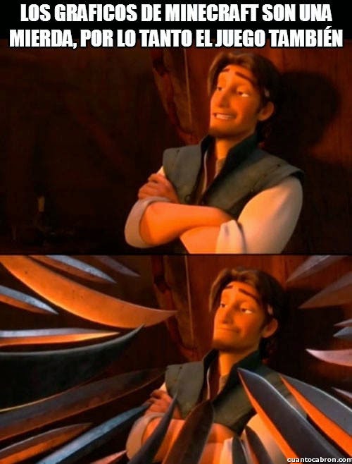 Cuando Critican los gráficos de un juego