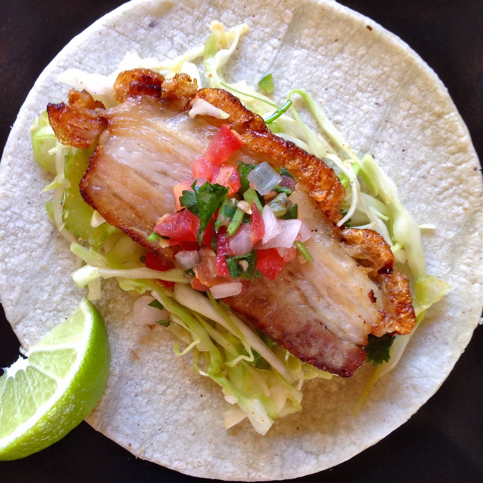 JULES FOOD... Best CRISPY Cracklin' Skin PORK BELLY. TACOS