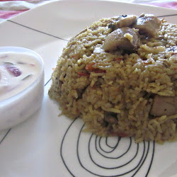 Mushroom Biriyani