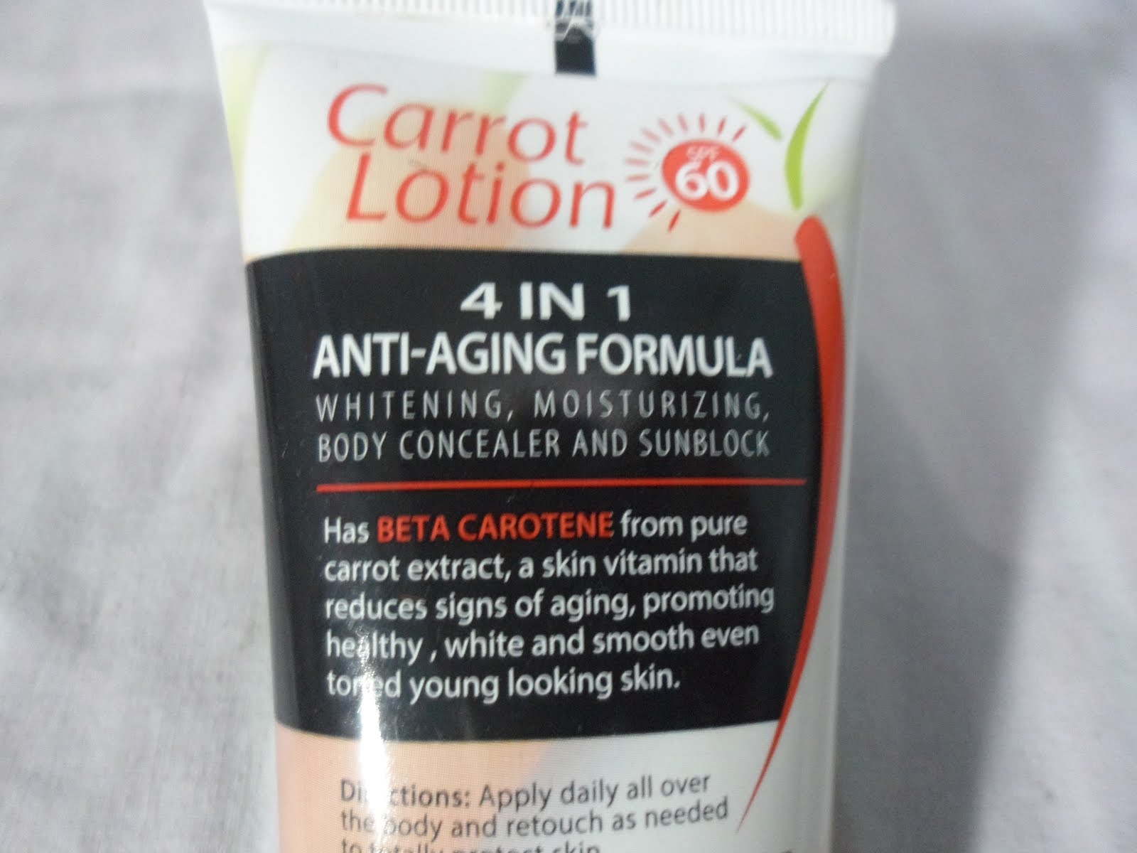 The Beauty Banana GT Carrot Lotion Review