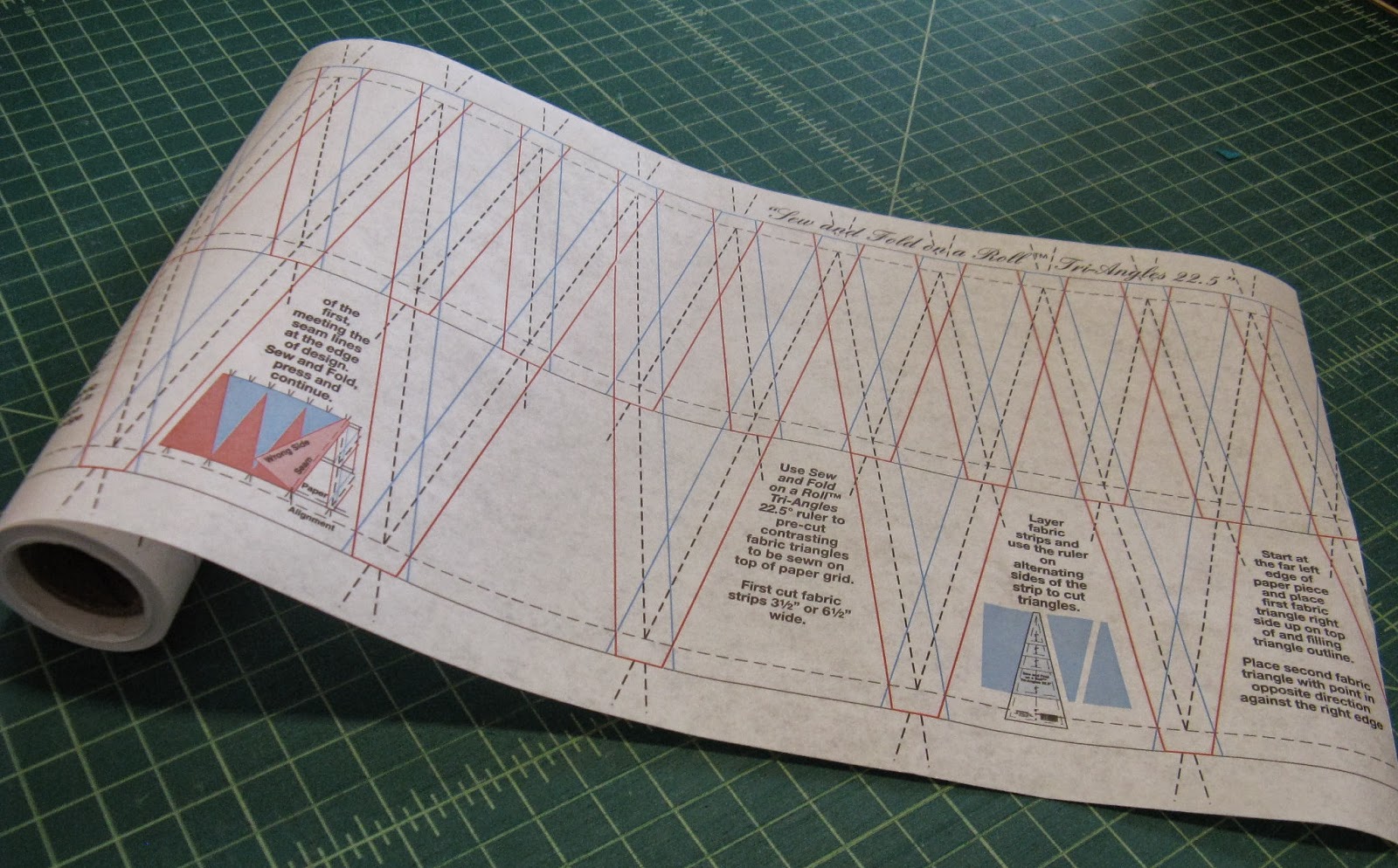 22.5 Degree TriAngle Tutorial with Triangles On A Roll Triangles on
