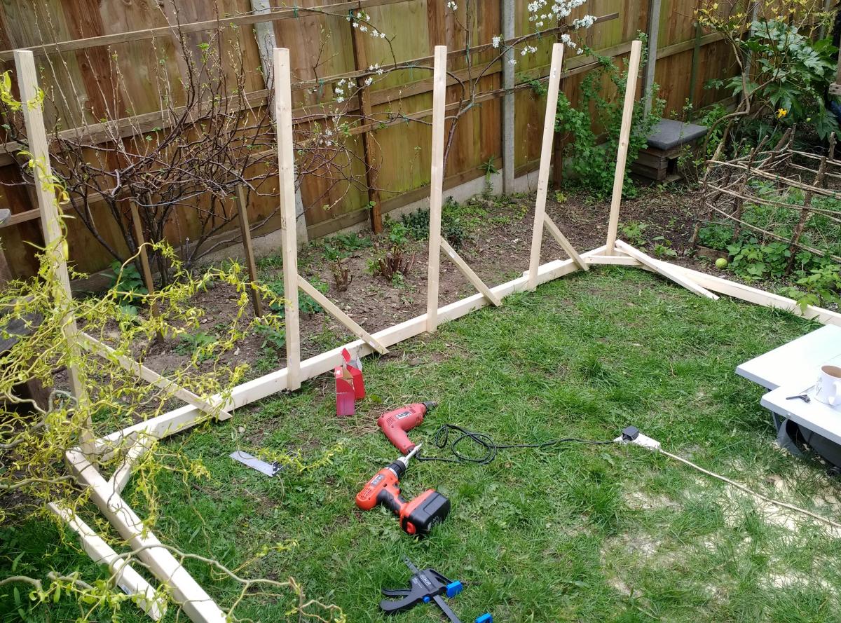The Shed And Beyond Homemade polytunnel...
