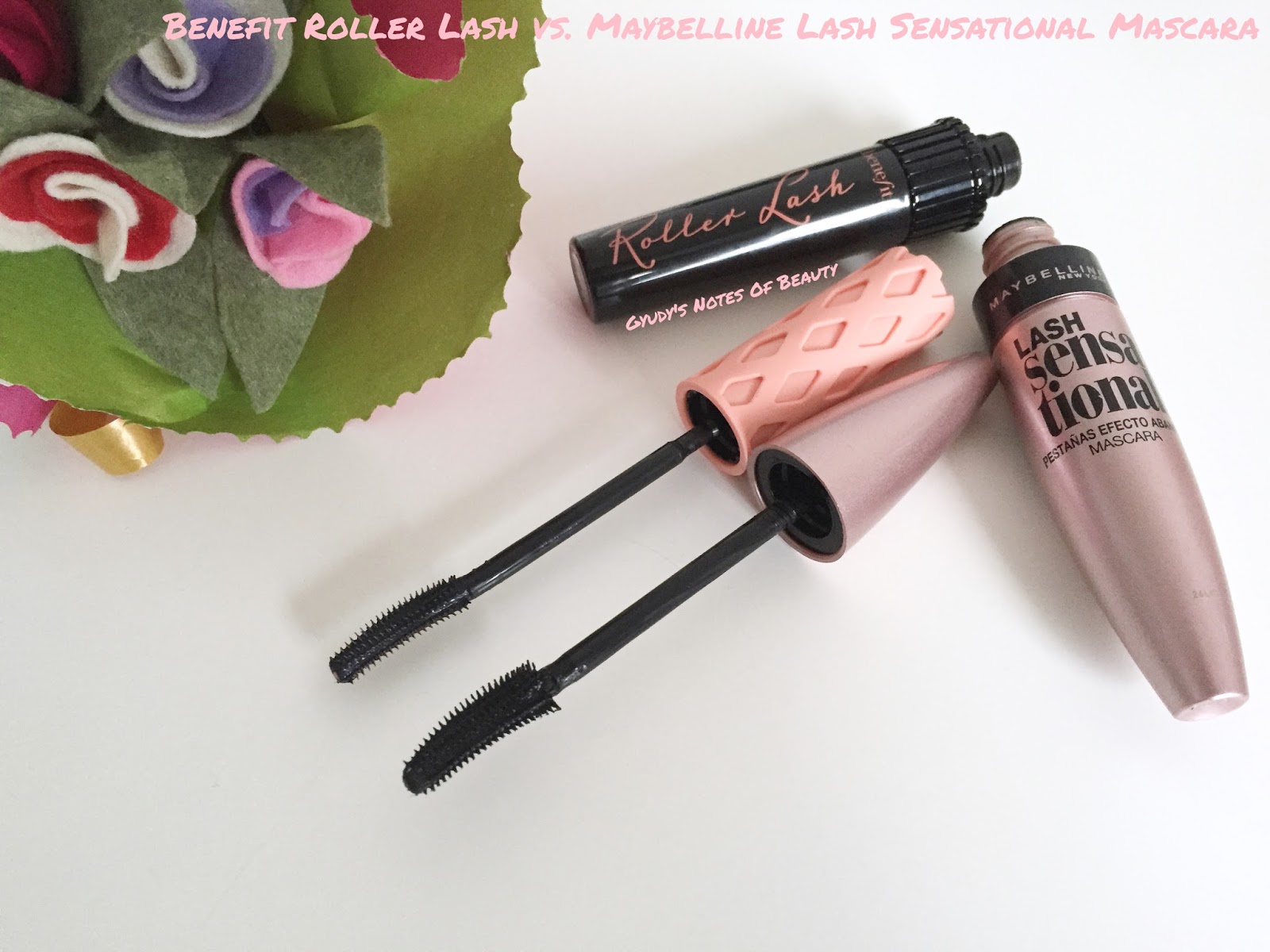 Gyudy's Notes Of Beauty: Benefit Roller Lash vs. Maybelline Lash  Sensational Mascara