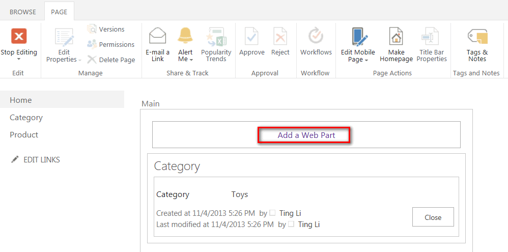 edit sharepoint form
