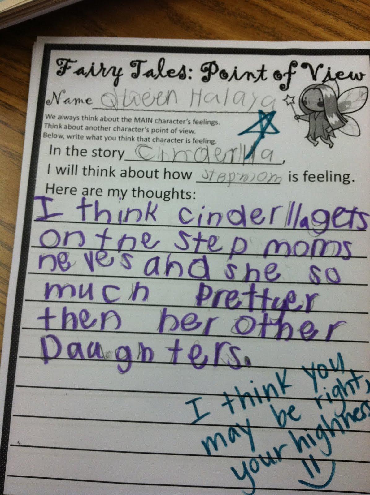 Another Glorious Day : Fairy Tale Unit Part ONE