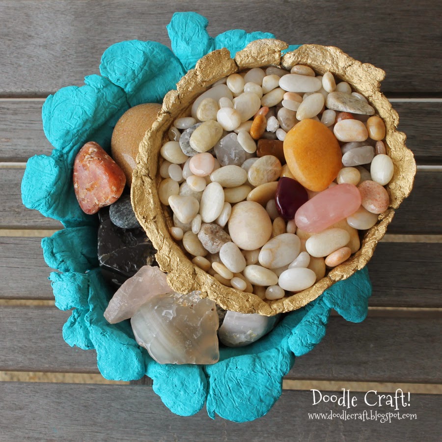 Doodlecraft Homemade Paper Mache Clay!