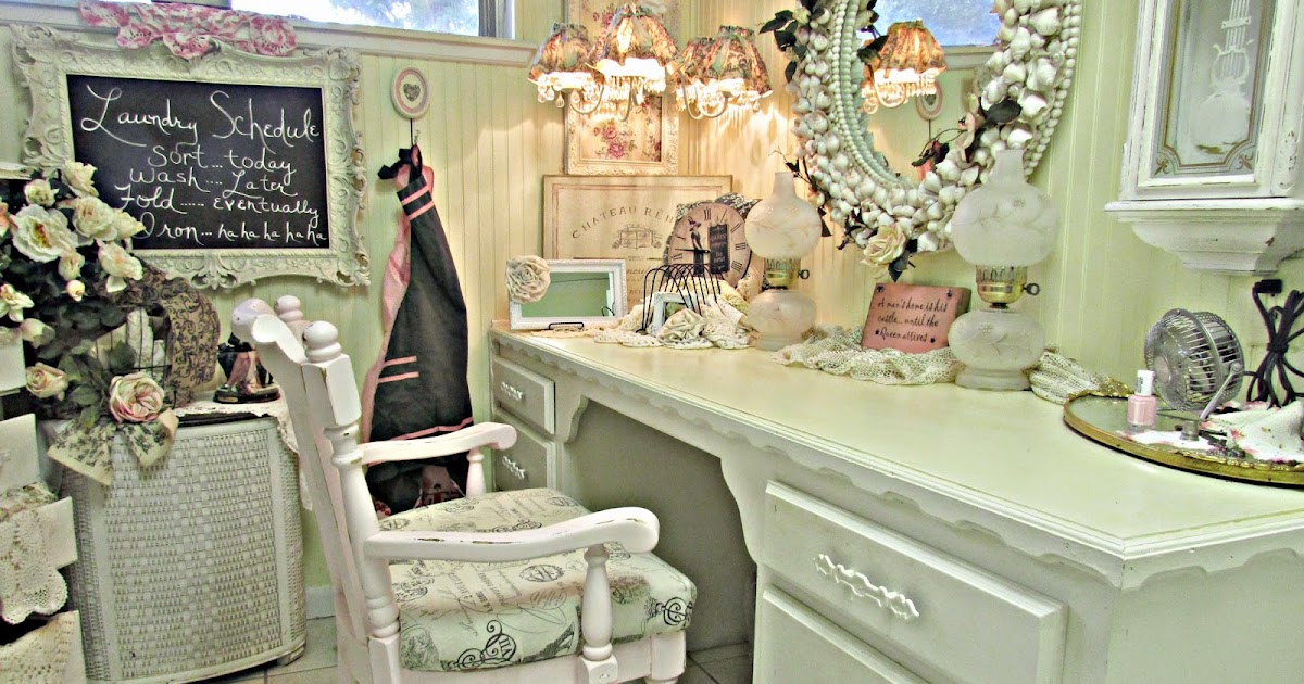 Penny's Vintage Home New Chair for the Laundry Room