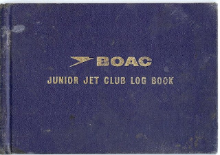 a blue book with gold text