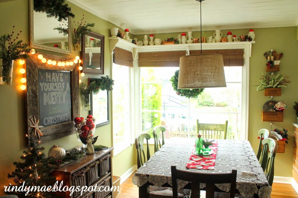 Rindy Mae 2014 Dining Room & Kitchen Christmas Tour