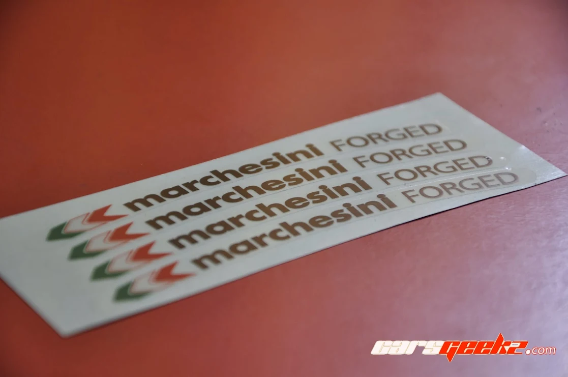 Marchesini Forged Black and Yellow sticker decal 7 Marchesini Forged Black and Yellow sticker decal 8