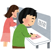 投票所のイラスト（選挙）