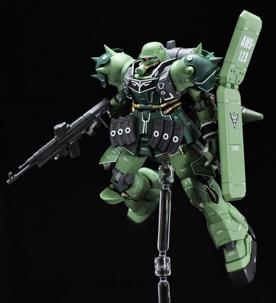 Custom Build HGUC 1/144 Geara Zulu (Guard Type) "Detailed" Gundam