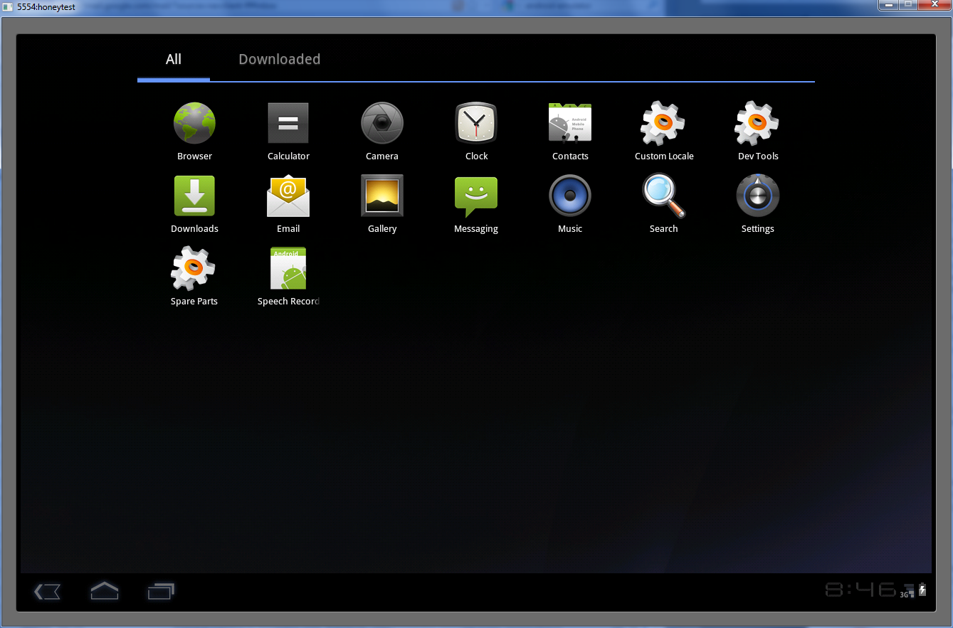 Android 3.0 screenshots articles