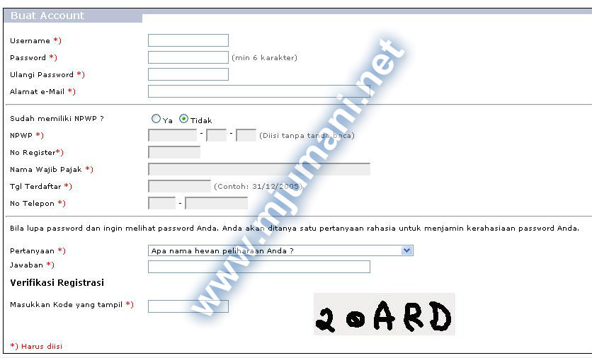 Pembuatan Npwp Badan Online | cara membuat npwp online Pembuatan Npwp Badan Online | cara membuat npwp online