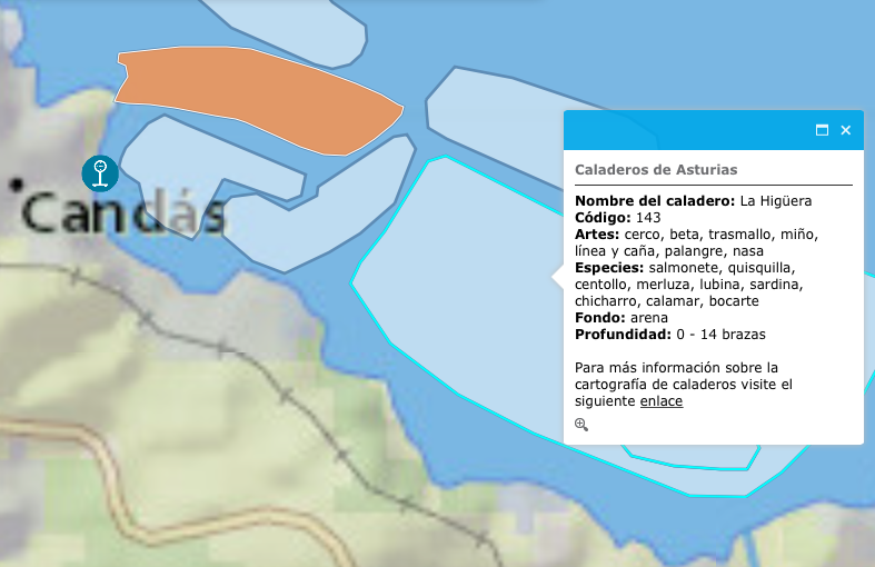La Dirección de Pesca pone en marcha visor cartográfico (SIG) de