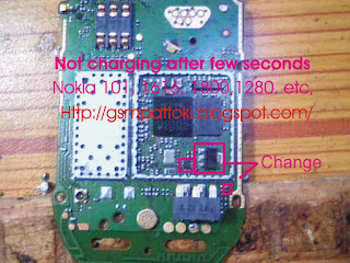 حل عطل شحن نوكيا 101