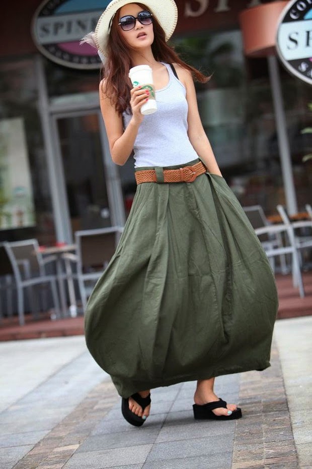 Atte. Carmen Army green, fashion trend alert