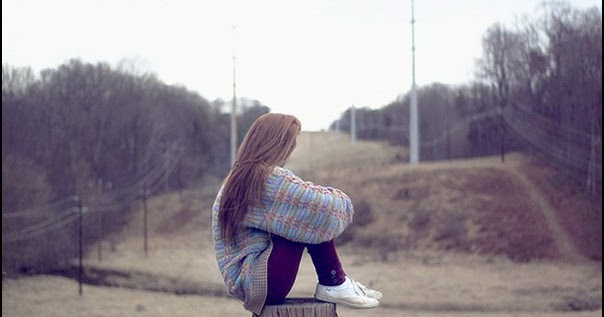 Alone, girl, sad, lonely, cute, tree