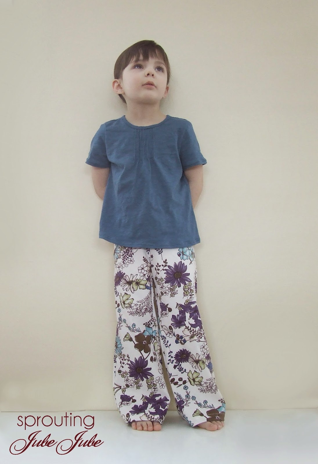 Sprouting JubeJube Children's Pants Pattern 2 a Design by E&M Patterns