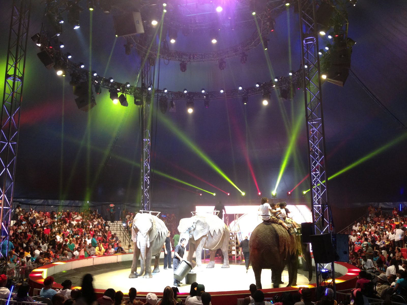 The View Across Town UniverSoul Circus quite the experience!
