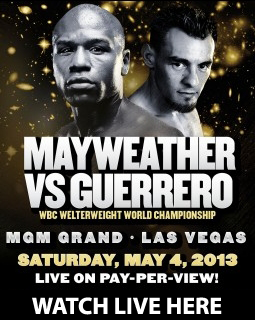 Mayweather Guerrero on Like Mayweather Vs Guerrero On Facebook For Round By Round Updates