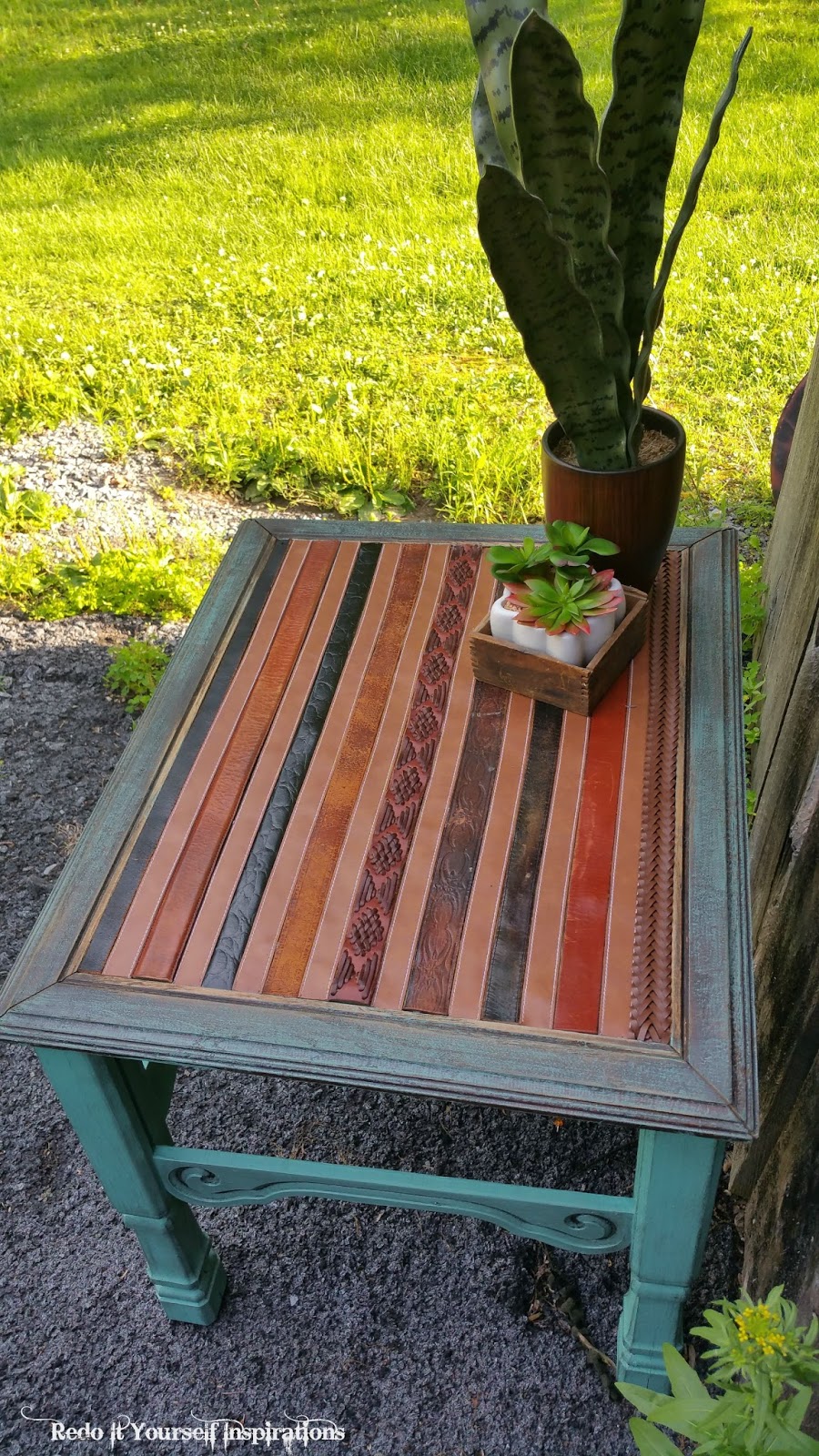 Southwestern Leather Belt Table Redo It Yourself Inspirations