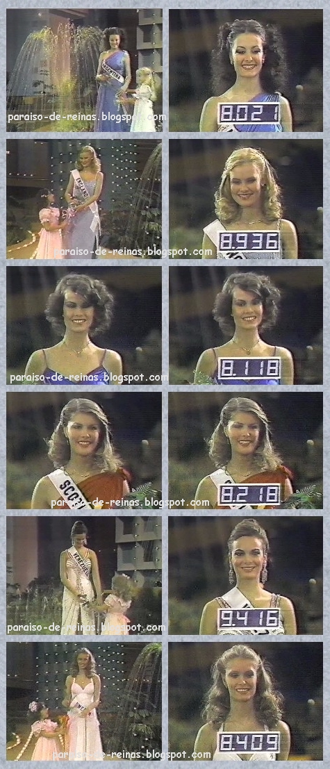 Con đường trở thành cường quốc sắc đẹp của Venezuela - Page 2 42u12+semifinalistas%252C+Miss+Universo+1979+Traje+de+Noche2