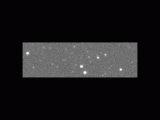 фото астероида 2012 DA14 от 14 февраля с расстояния 748 000 км