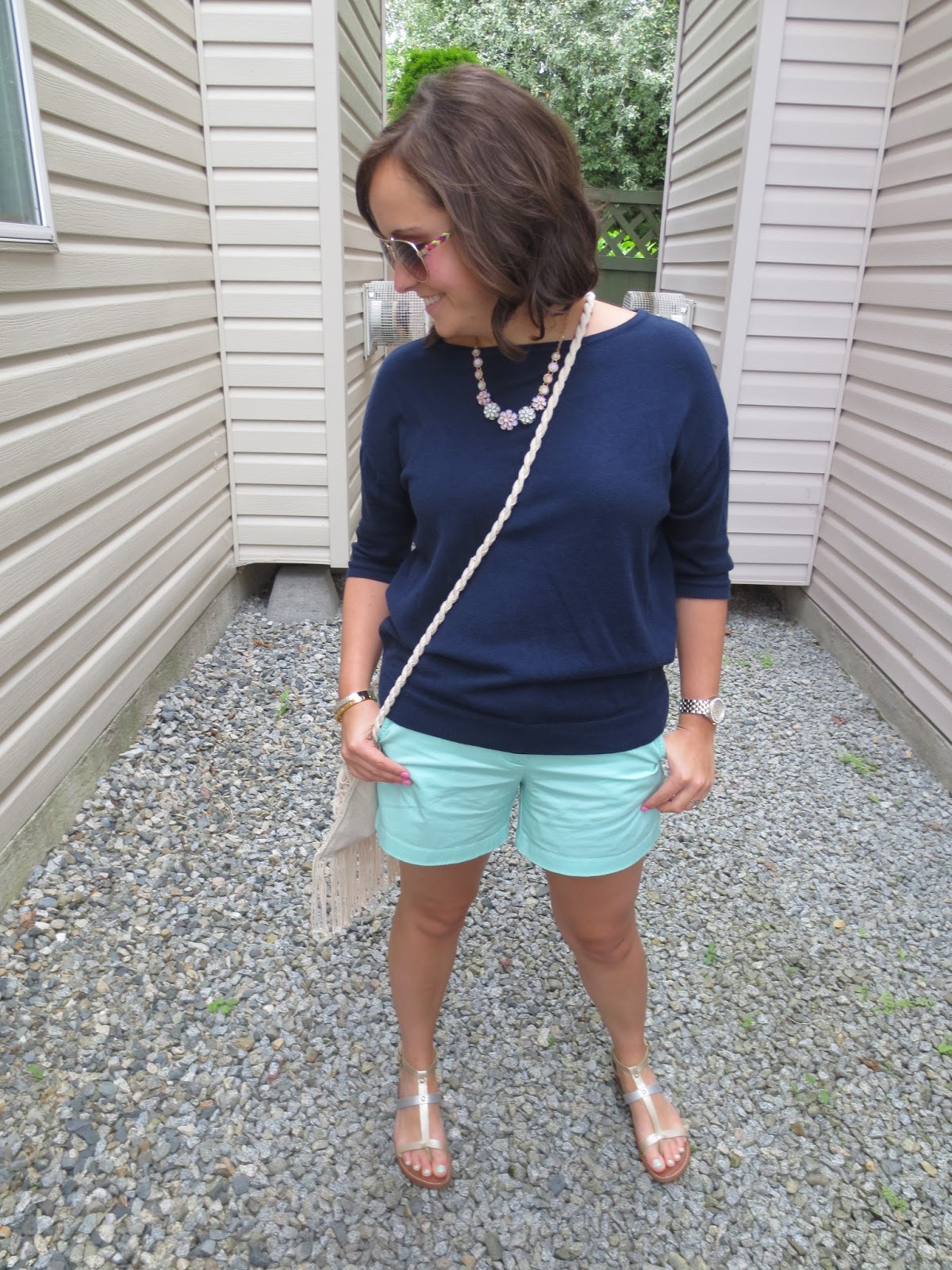 Pink & Pretty mint shorts & some picture fun