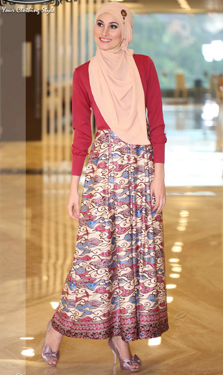 Model dress batik modern 2015