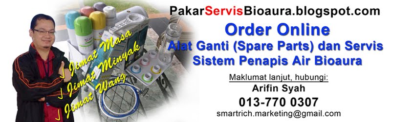 PROMOSI SERVIS & 'SPARE PART' PENAPIS AIR BIOAURA