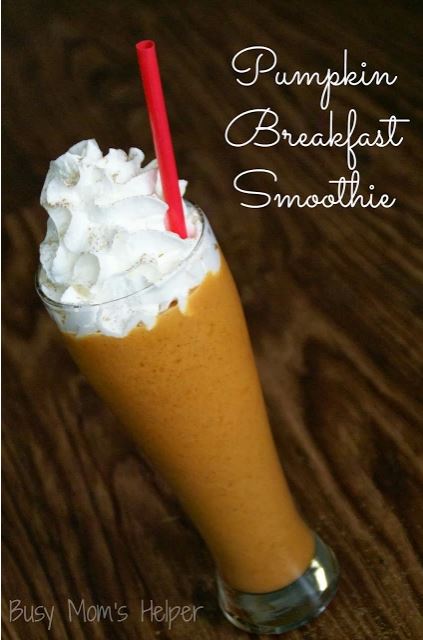 Pumpkin+Breakfast+Smoothie | 27 Amazing Apple and Pumpkin Recipes for Fall | 76 |