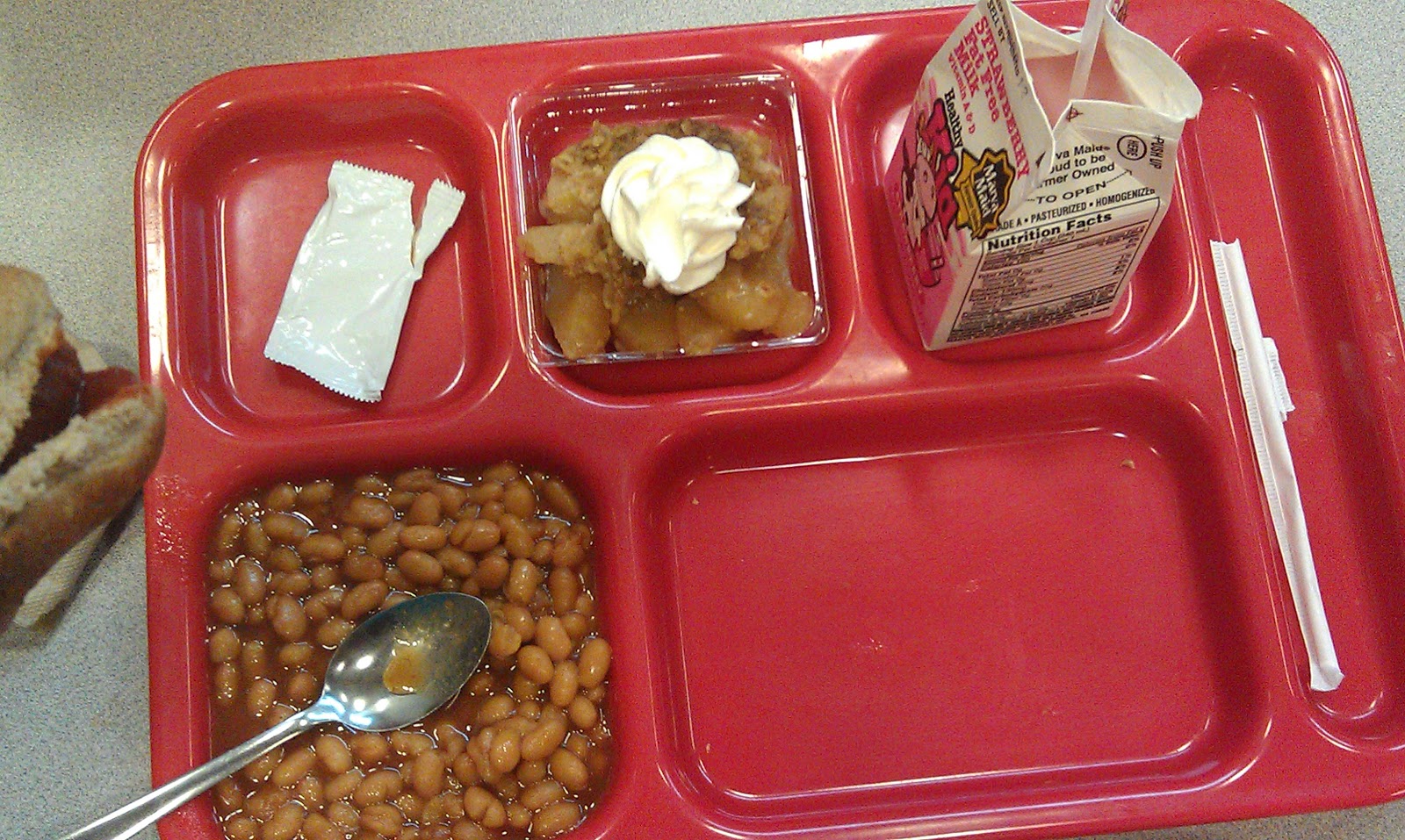 bad school lunch Let me tell you something, kids, school lunches have always been bad we just didn't have decent camera phones #thanksmichelleobama — bassey etim. bad school lunch Let me tell you something, kids, school lunches have always been bad we just didn't have decent camera phones #thanksmichelleobama — bassey etim.
