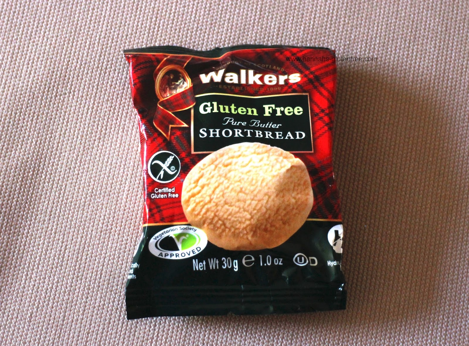 Hannah's Gluten Free Walkers Gluten Free Shortbread